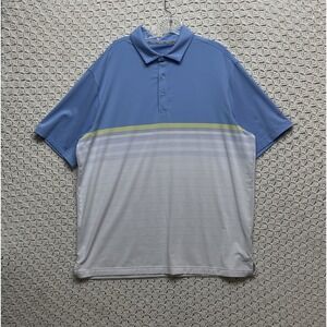 Walter‎ Hagen Golf Polo Shirt Adult XL Baby Blue Short Sleeve 11 Majors Men